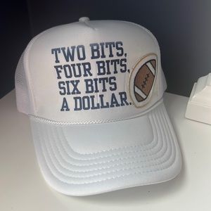 Judith March Two Bits Four Bits Six Bits A Dollar FBALL Trucker Hat